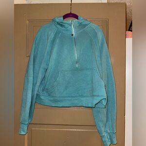 Scuba Oversized Half-zip Hoodie
